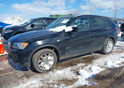 2012 BMW X3 xDrive35I z USA, uszkodzony, nr VIN 5UXWX7C56CL975125